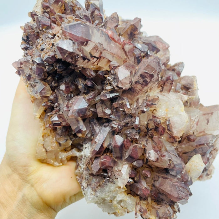 Large Orange River Quartz Cluster