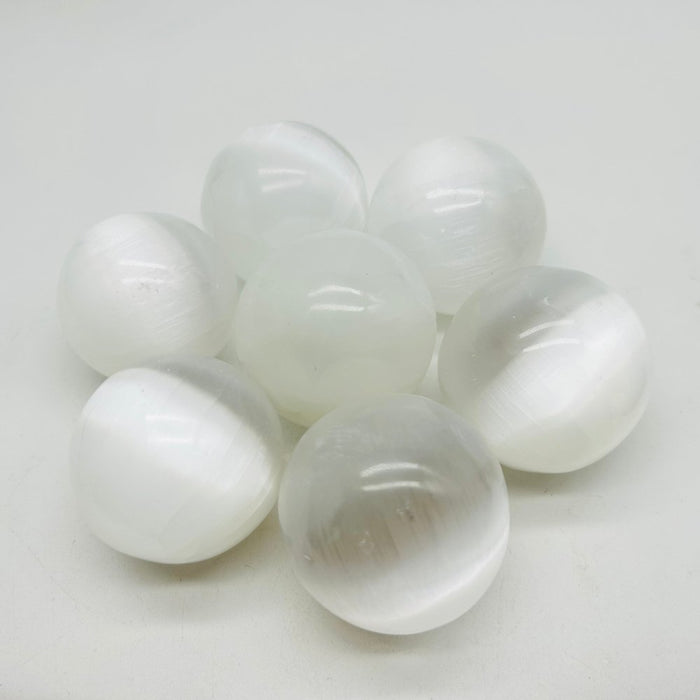 2 Inch Polished Selenite Spheres Ball Wholesale