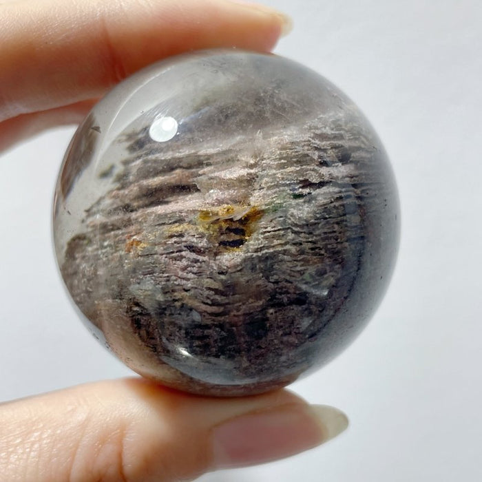 2 Pieces Beautiful Garden Quartz Sphere