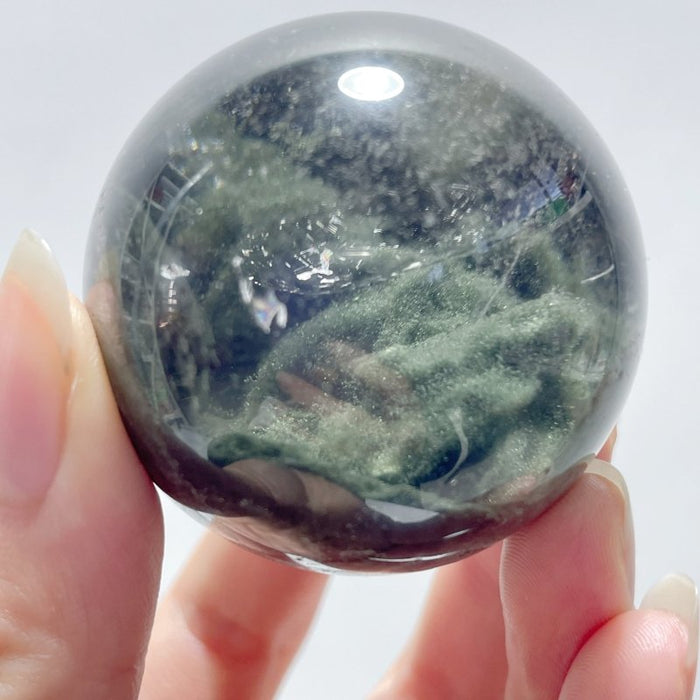 2 Pieces Beautiful Garden Quartz Sphere