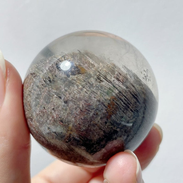 2 Pieces Beautiful Garden Quartz Sphere