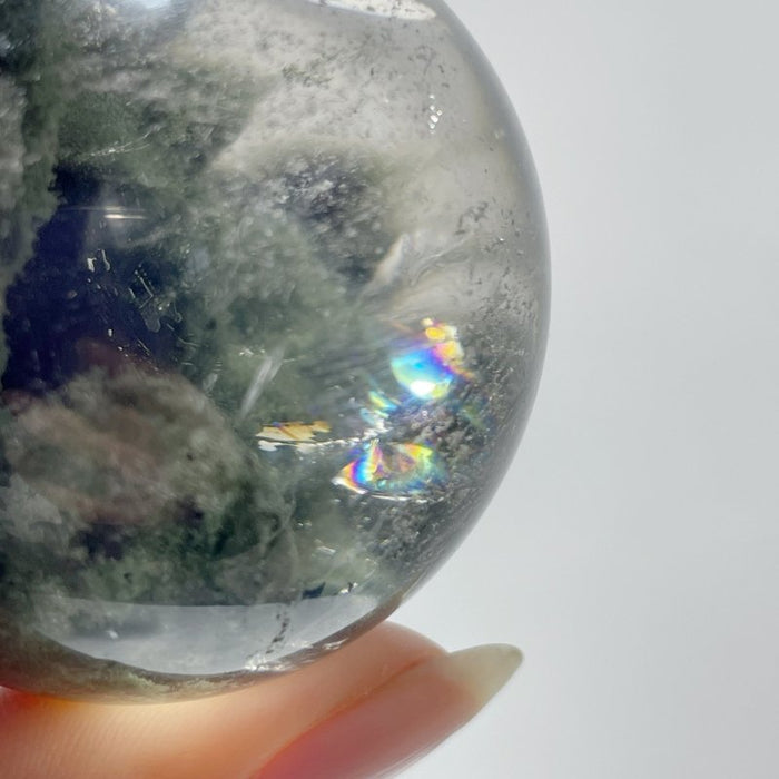 2 Pieces Beautiful Garden Quartz Sphere