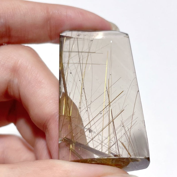 2 Pieces High Quality Clear Rutile Quartz