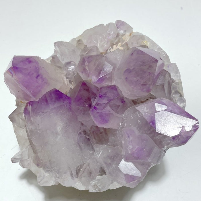 2 Pieces Large Amethyst Cluster Egg Bottom Polished