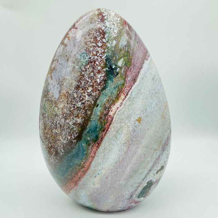 2 Pieces Large Colorful Ocean Jasper Free Form