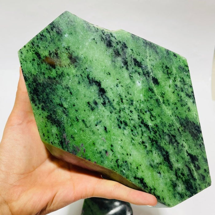 2 Pieces Large Ruby Zoisite Free Form