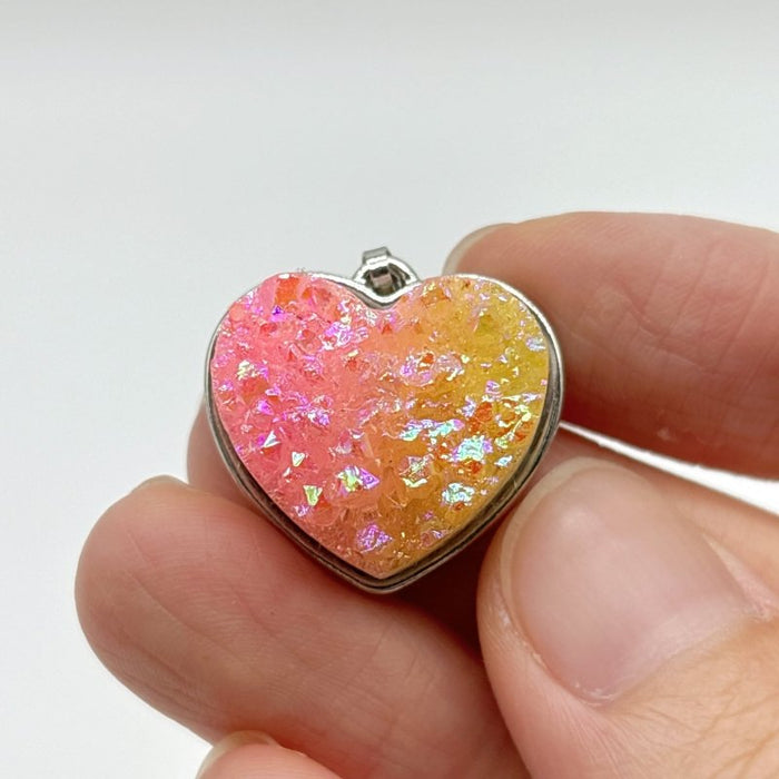 2 Types Aura Cluster Heart Pendant Wholesale