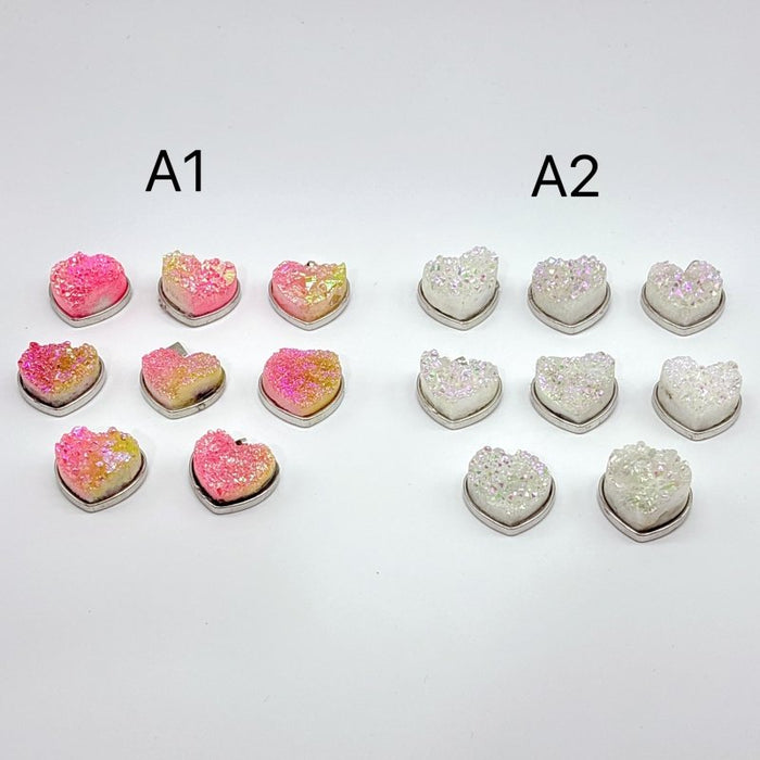 2 Types Aura Cluster Heart Pendant Wholesale