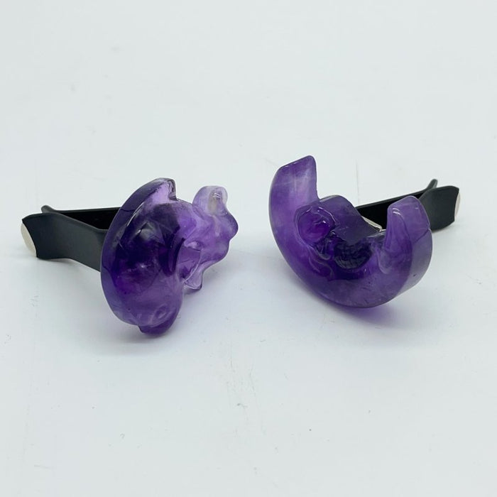 2 Types Dolphin & Mermaid On The Moon Amethyst Car Air Vent Clips Wholesale