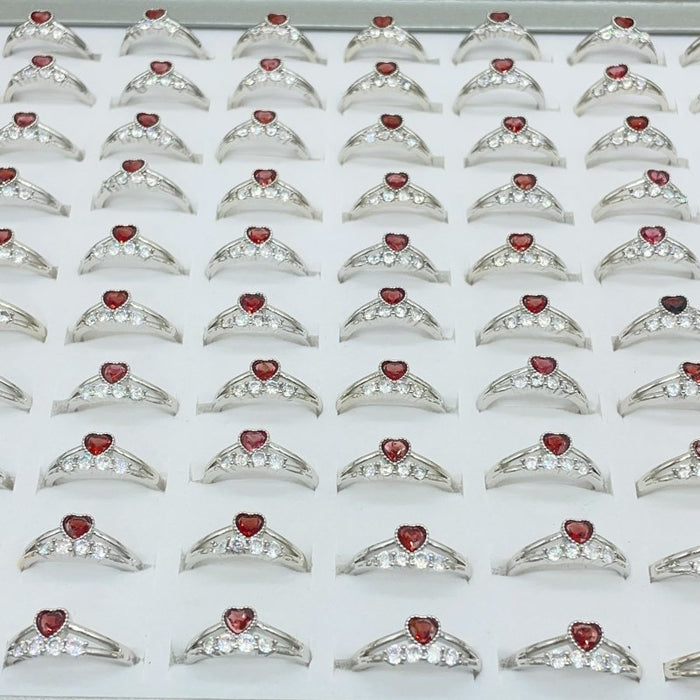 2 Types Garnet Rings Crystal Wholesale