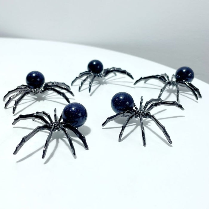 2 Types Sphere Spider Ornament Handmade Alloy Spider Wholesale