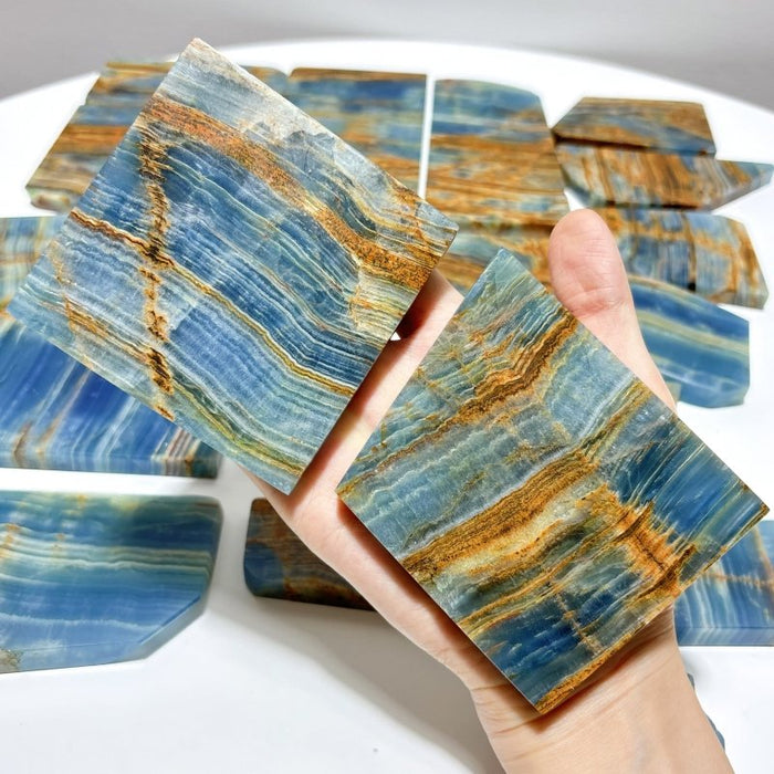 20 Pieces High Quality Blue Onyx Slab
