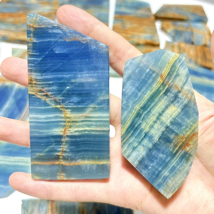 20 Pieces High Quality Blue Onyx Slab
