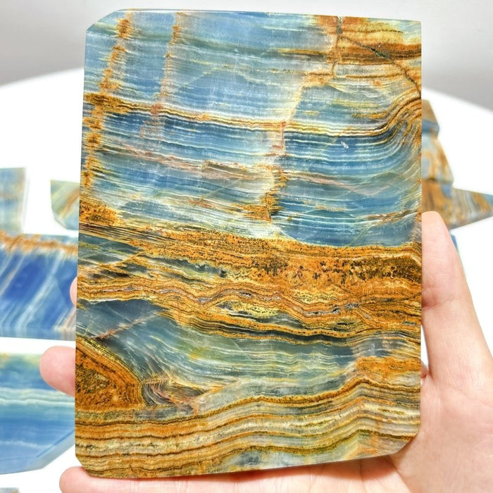 20 Pieces High Quality Blue Onyx Slab