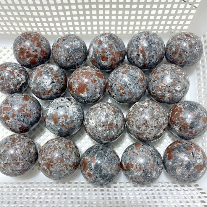 20 Pieces Yooperlite Crystal Spheres(UV-Reactive)