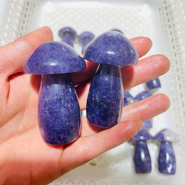 22 Pieces Lepidolite Mushrooms
