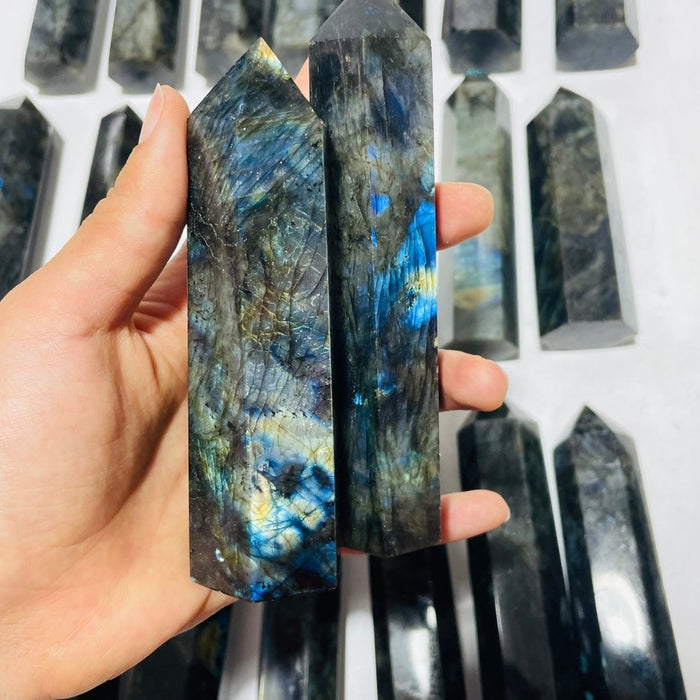 23 Pieces Labradorite Tower Point Clearance