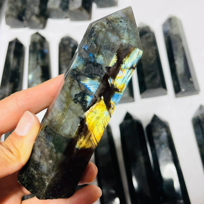 23 Pieces Labradorite Tower Point Clearance