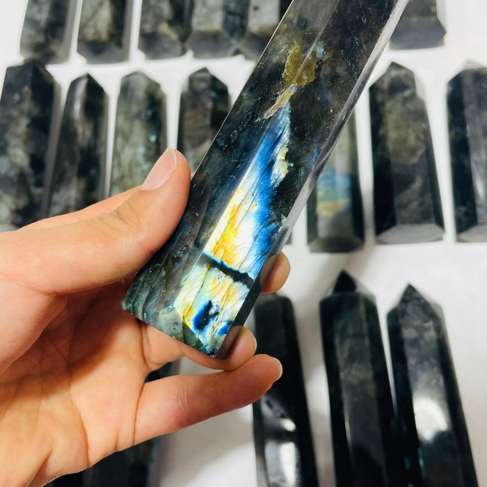 23 Pieces Labradorite Tower Point Clearance