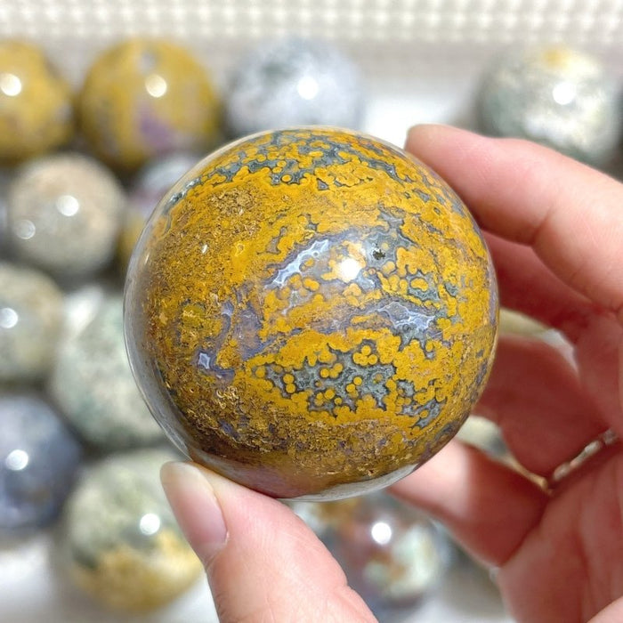 25 Pieces Beautiful Ocean Jasper Spheres