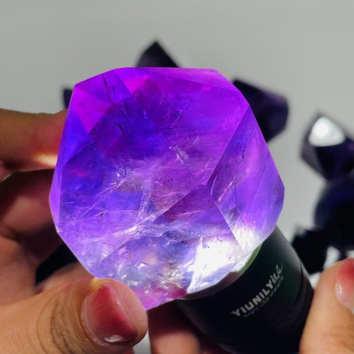 26 Pieces High Quality Brazil Amethyst Free Form