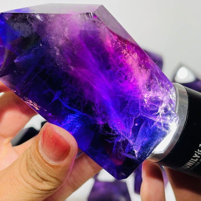 26 Pieces High Quality Brazil Amethyst Free Form