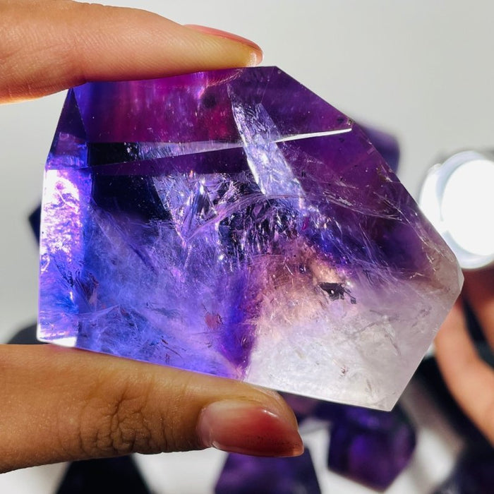 26 Pieces High Quality Brazil Amethyst Free Form