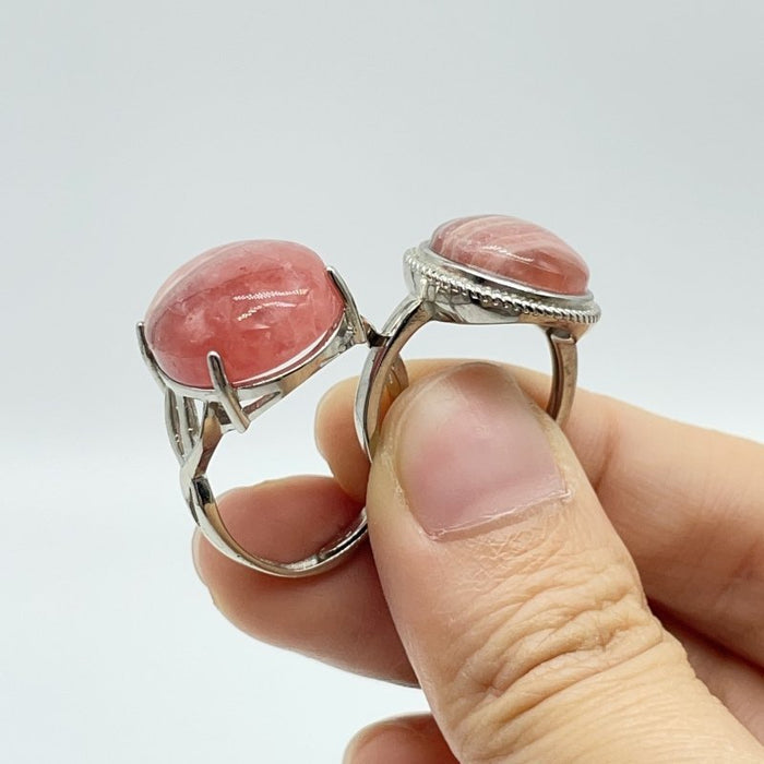 27 Pieces Rhodochrosite Different Styles Ring