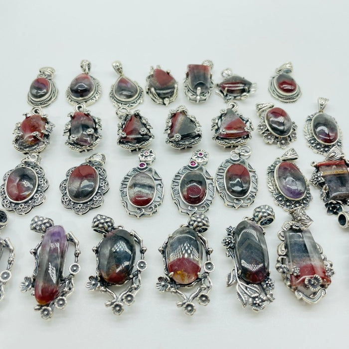 28 Pieces S925 Auralite 23 Crystal Different Styles Beautiful Pendant