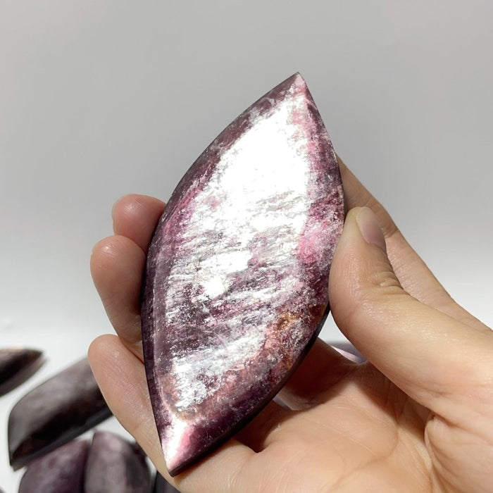 29 Pieces High Quality Purple Flash Lepidolite Leaf