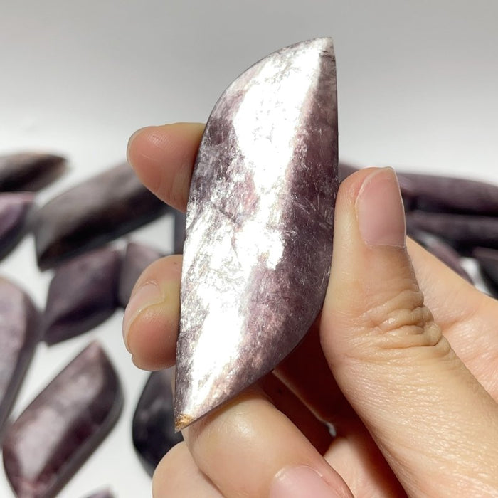 29 Pieces High Quality Purple Flash Lepidolite Leaf