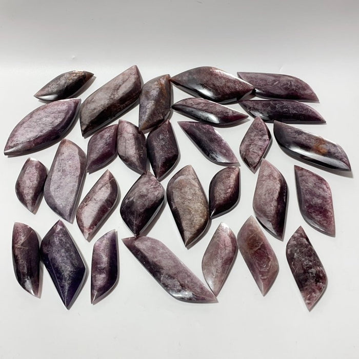 29 Pieces High Quality Purple Flash Lepidolite Leaf