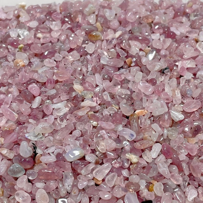 3-5mm Madagascar Rose Quartz Chips Gravel Wholesale