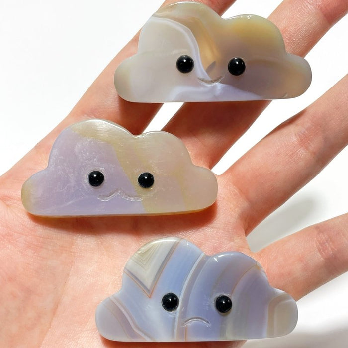 3 Expressions Mixed Agate Clouds Carving Wholesale