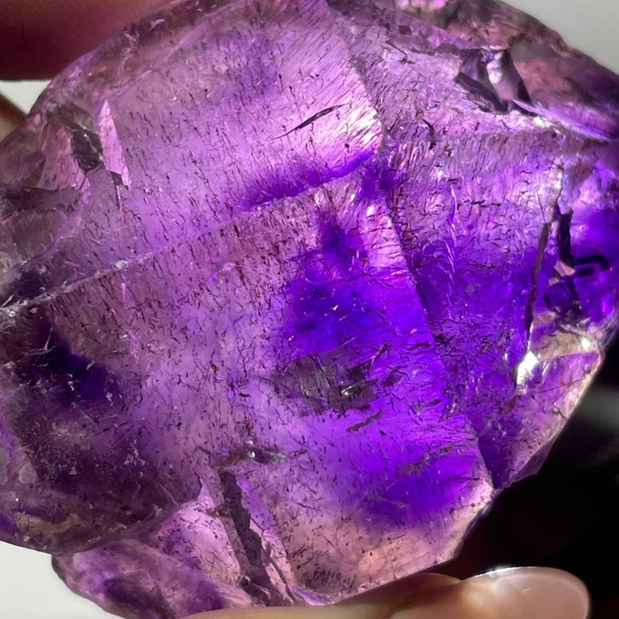 3 Pieces Amethyst Super7 Skeletal Quartz Raw Stone For Collection