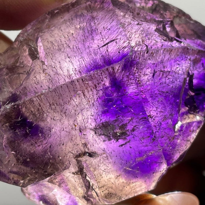 3 Pieces Amethyst Super7 Skeletal Quartz Raw Stone For Collection