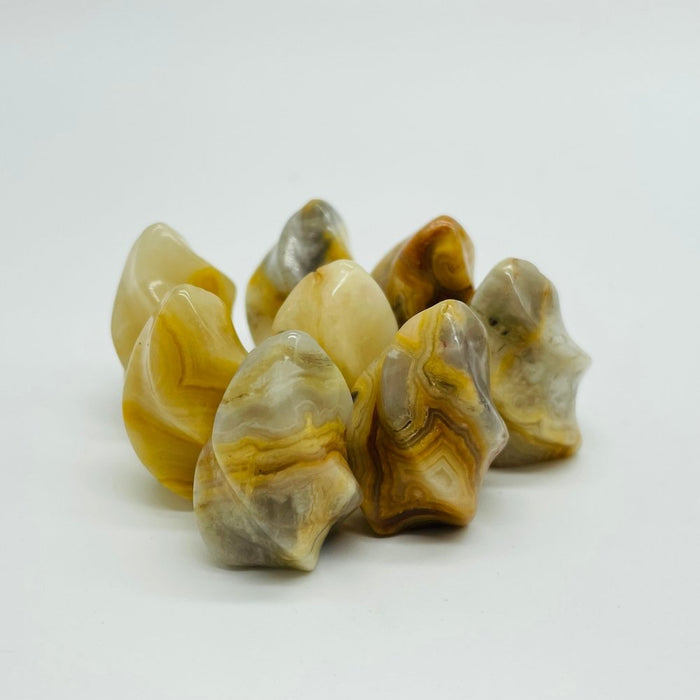 Mini Crystal Flame Carving Wholesale Howlite Crazy Agate