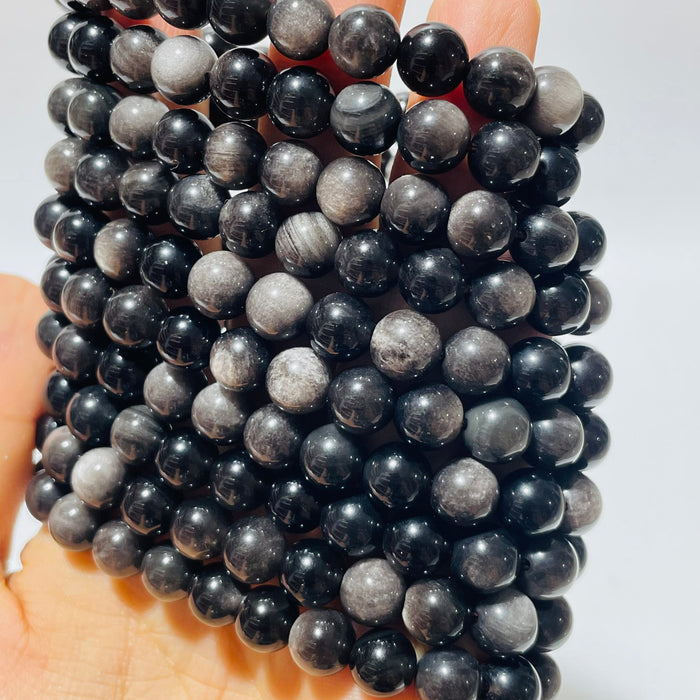 Silver Sheen Obsidian Bracelet Wholesale