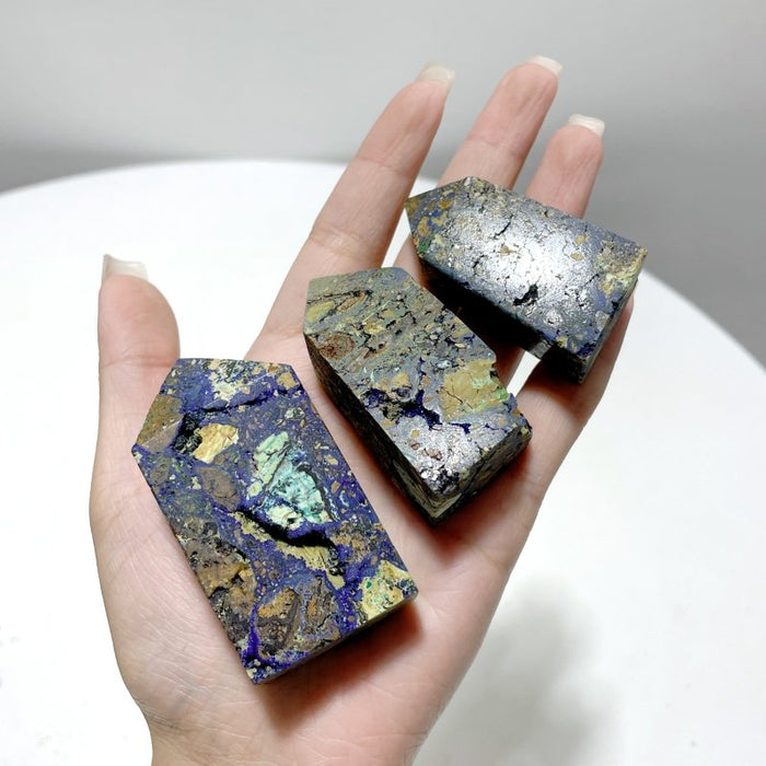 33 Pieces Azurite Malachite Tower