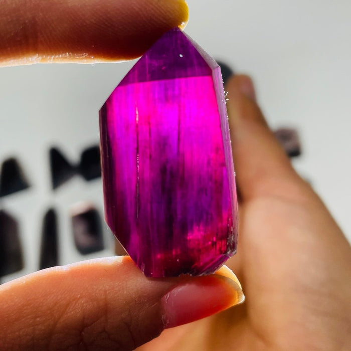 35 Pieces Purple Lepidolite Tower Points