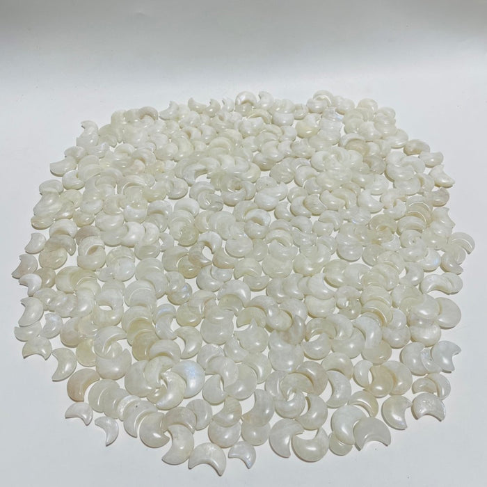 370 Pieces Mini Sri Lanka Moonstone Moon For DIY Pendant