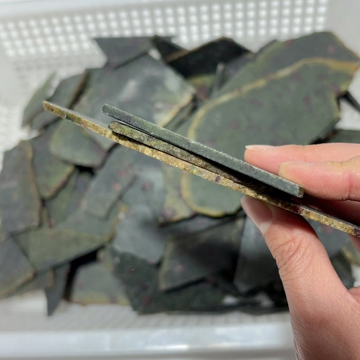 3.95kg (8.7lbs) Red Garnet Thin Section Slab