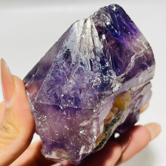 3 Pieces Amethyst Super7 Skeletal Quartz Raw Stone For Collection