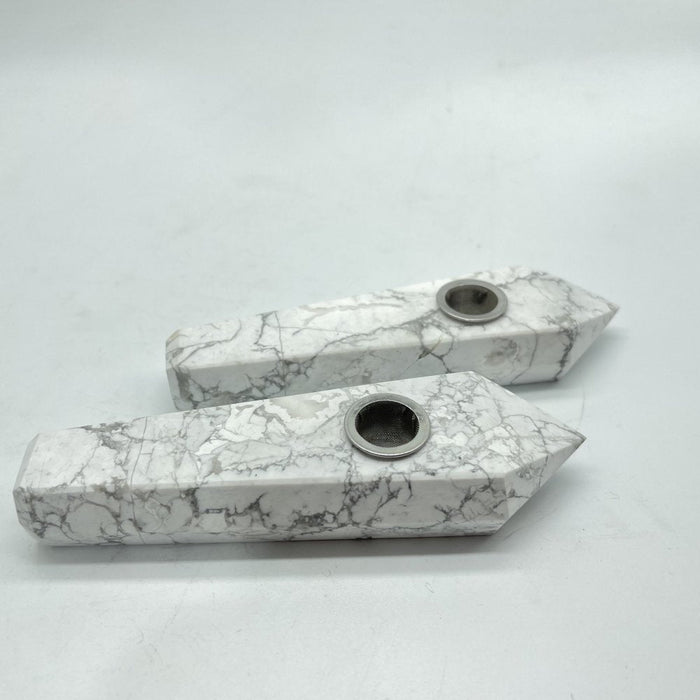 3Types Obsidian&Howlite&Black Tourmaline Holder Stick Crystal Pipe Wholesale