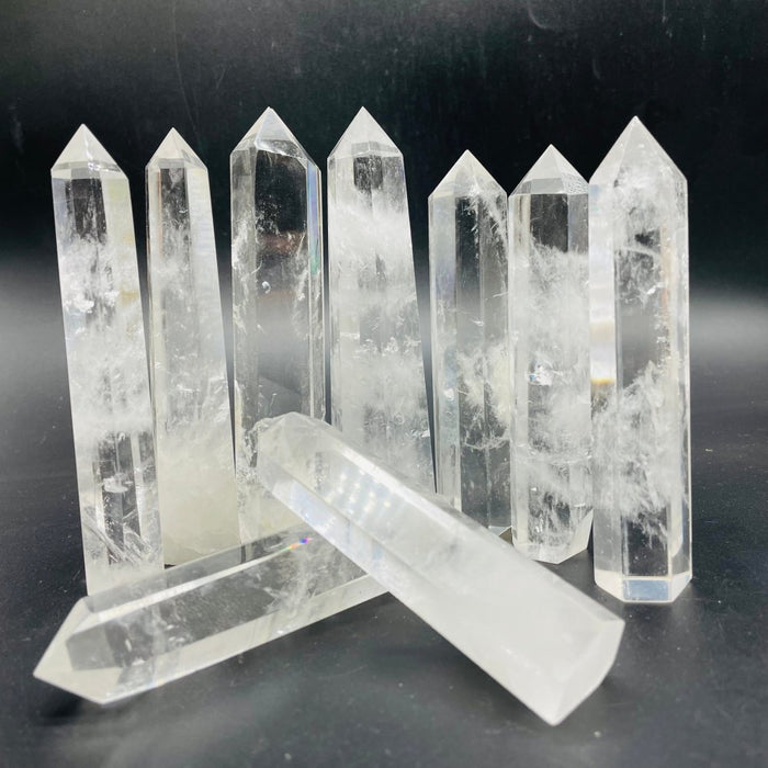 4-6in Clear Quartz Crystal Points Tower Wholesale