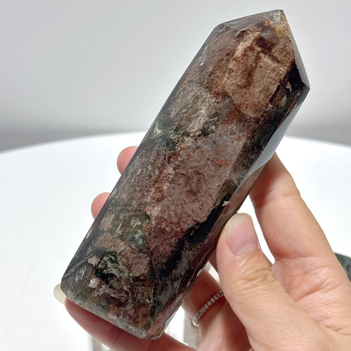 4 Pieces Beautiful Garden Quartz Tower Points