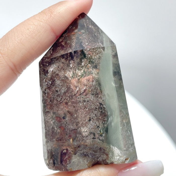 4 Pieces High Quality Garden Quartz Clear Tower Points