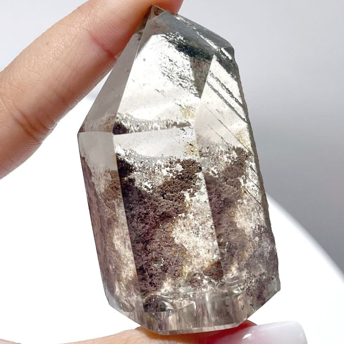 4 Pieces High Quality Garden Quartz Clear Tower Points