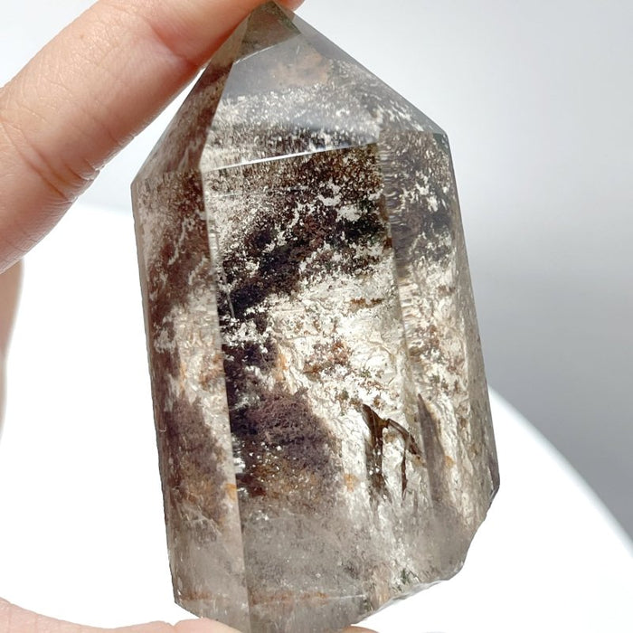 4 Pieces High Quality Garden Quartz Clear Tower Points