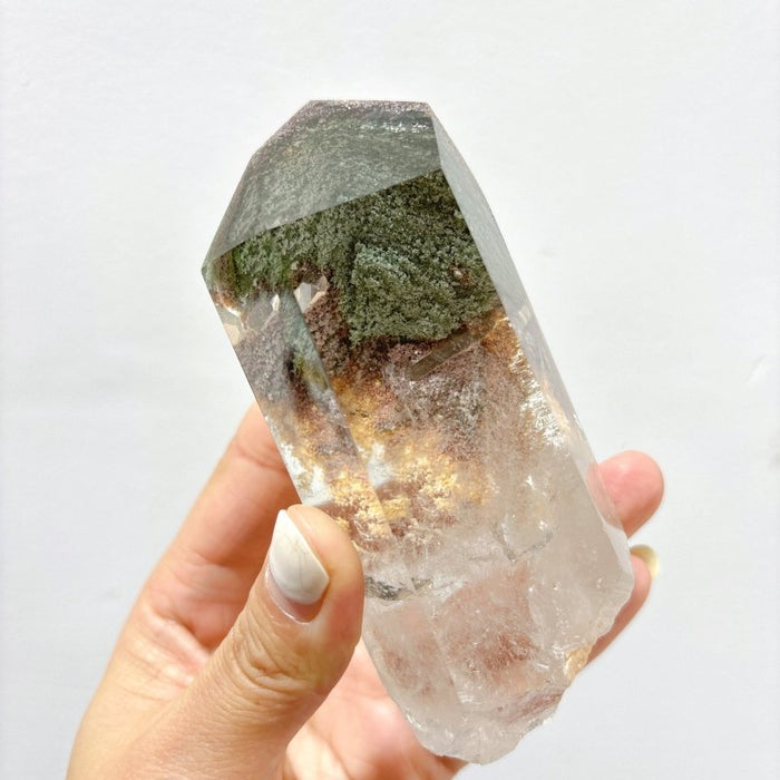 4 Pieces High Quality Garden Quartz Points Raw Bottom (For Collection)